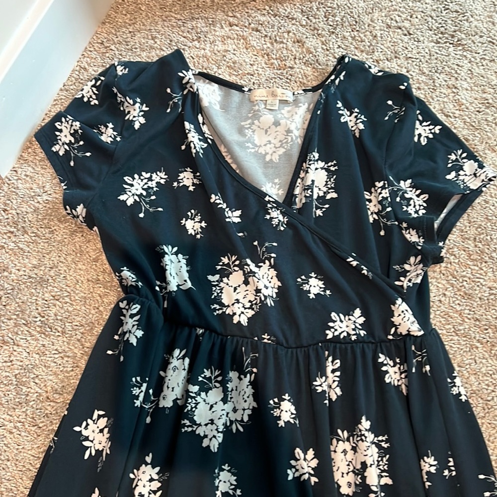 Green Floral Dress